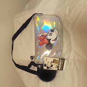 KIPLING DISNEY MICKEY MOUSE 90TH ANNIVERSARY CROSSBODY POUCH NWT !!